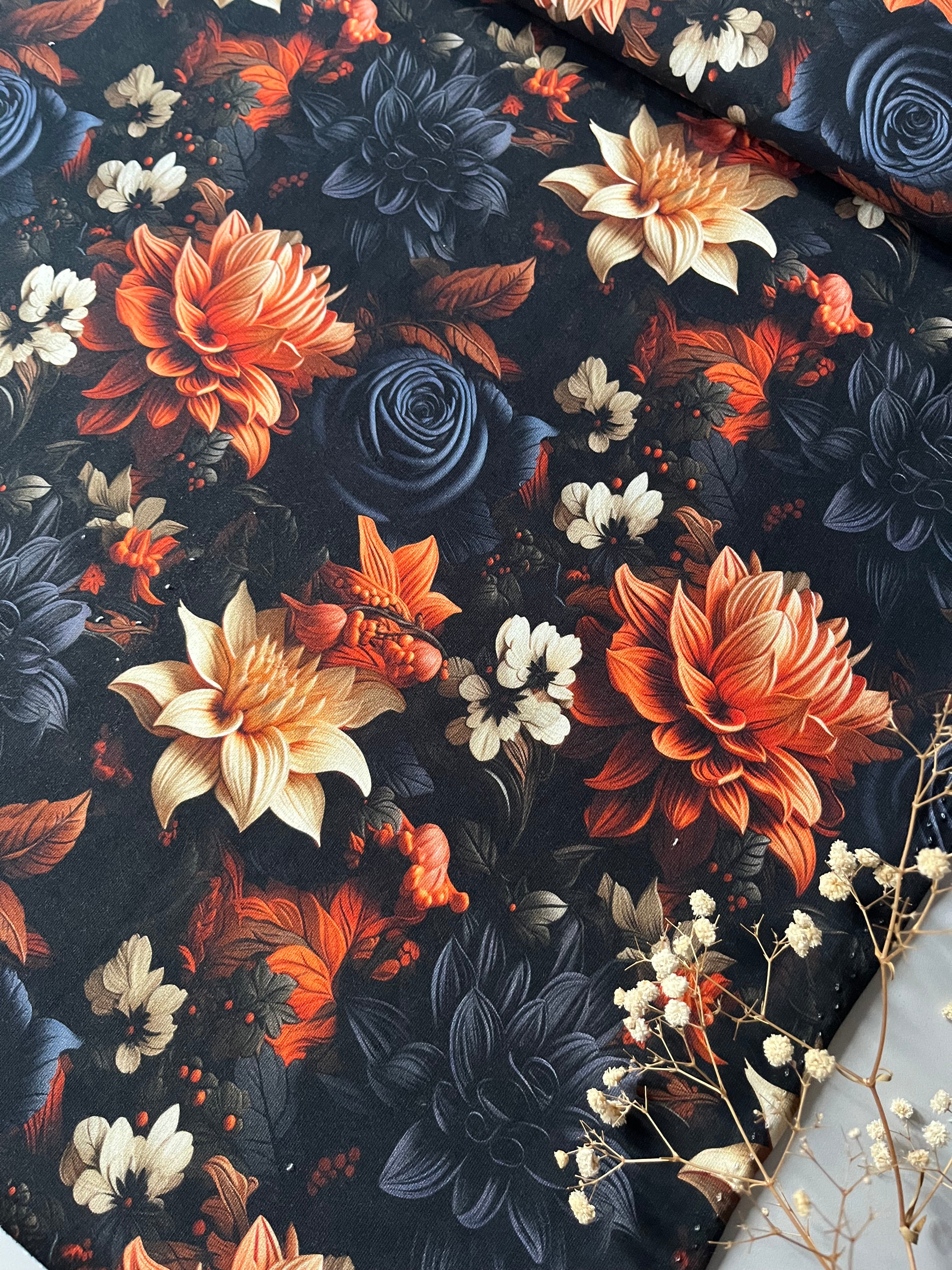 Orange Blumen Dauervorbestellung